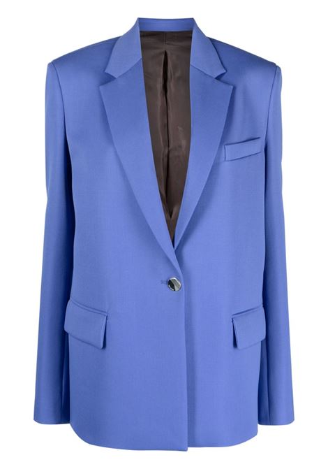 Purple single-breasted blazer - women